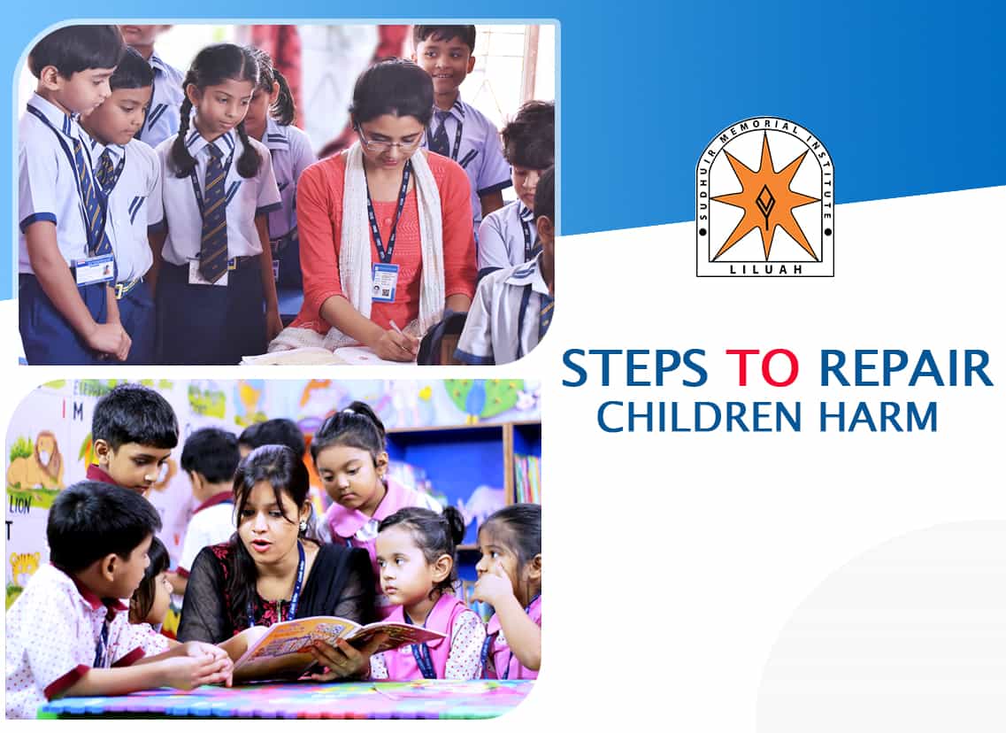 steps to repair children's harm