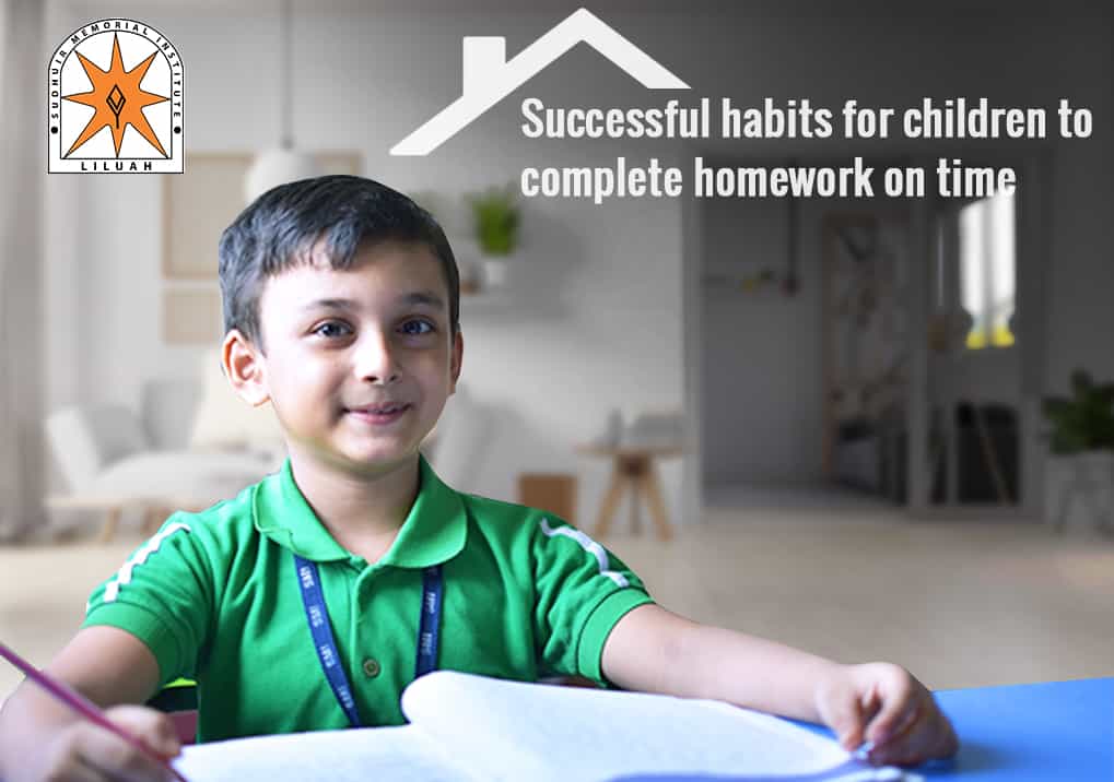 Successful habits for children to complete homework on time